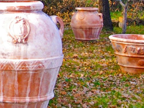 Aziende vasi artigianali in terracotta 